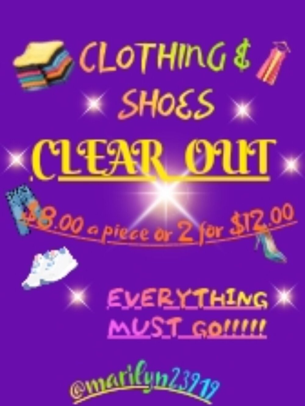 ~~~CLEAR OUT~~~